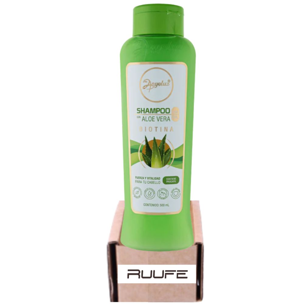 Anyeluz Shampoo de Aloe vera y Anyeluz Acondicionador de aloe vera con aceite de Argan (2 pack)