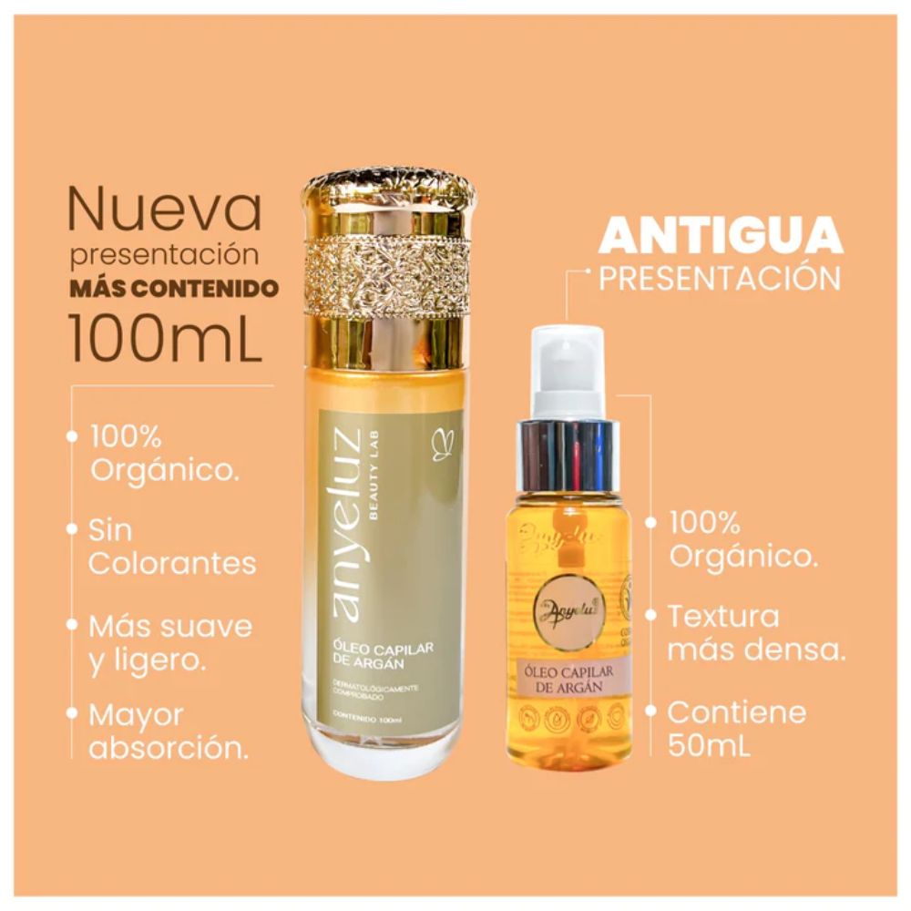 Anyeluz Oleo capilar de Argan Anyeluz 100mL