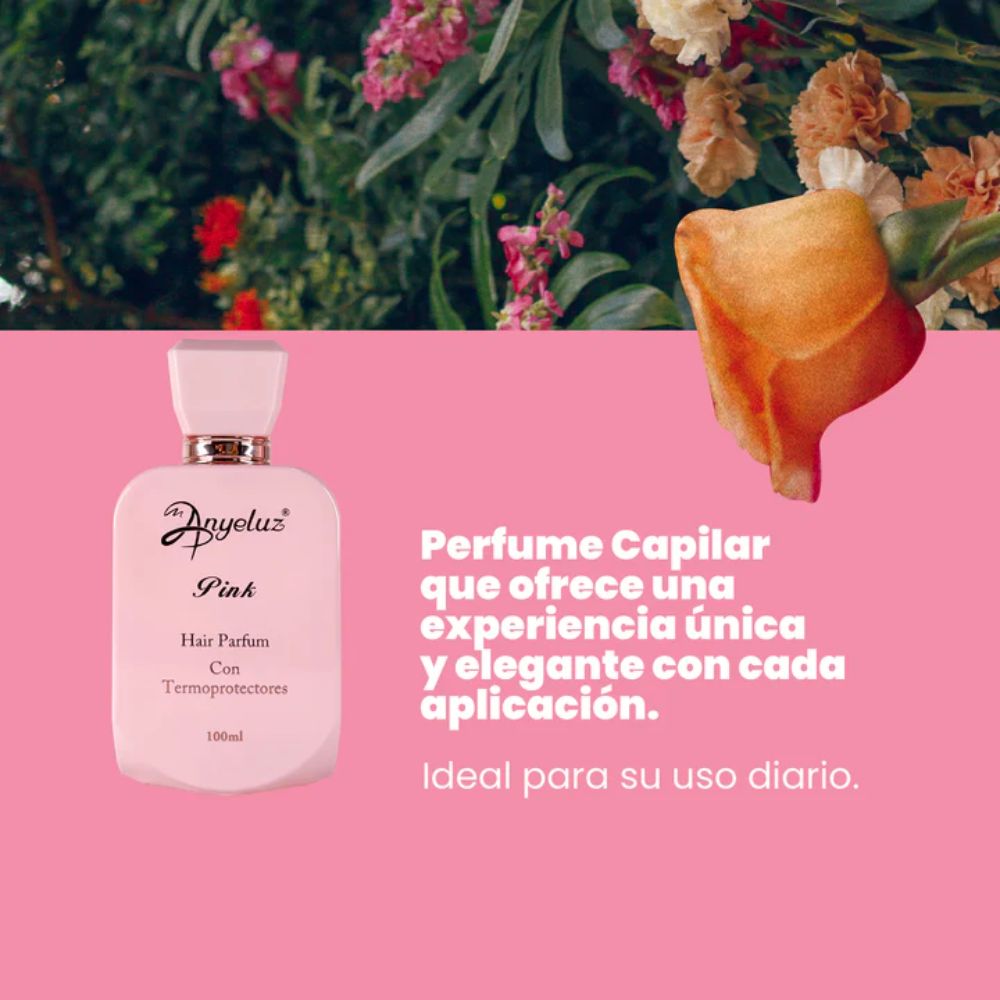 Anyeluz Pink Hair Perfume with Thermoprotection 100mL 