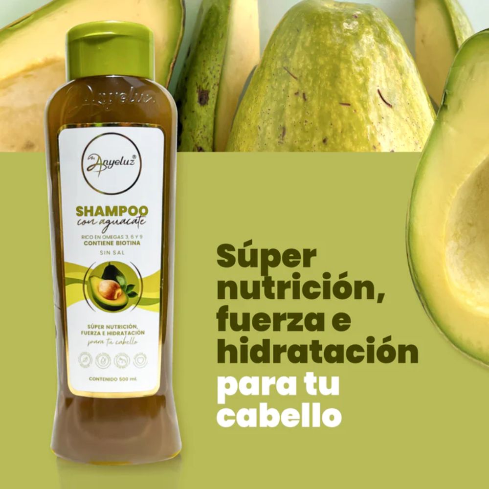 Anyeluz Shampoo with Avocado 500mL