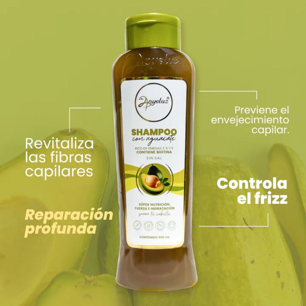 Anyeluz Shampoo with Avocado 500mL