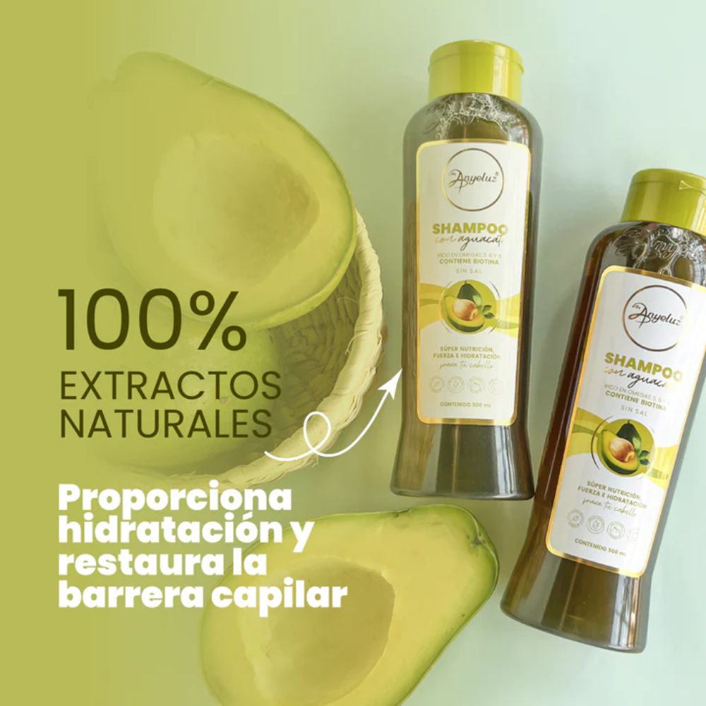 Anyeluz Shampoo with Avocado 500mL