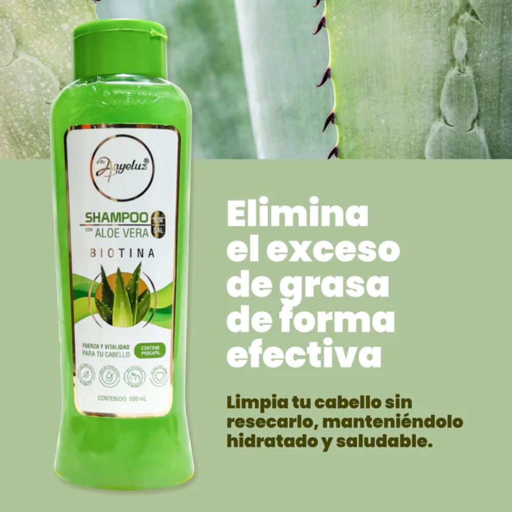 Anyeluz Shampoo de Aloe Vera 500mL