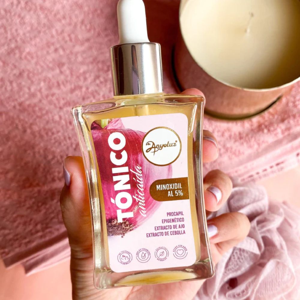 Shampoo de Cebolla Anyeluz Acondicionador Argan, AnyeluzTonico Anticaida y Anyeluz Terapia Capilar de crecimiento (4 pack)