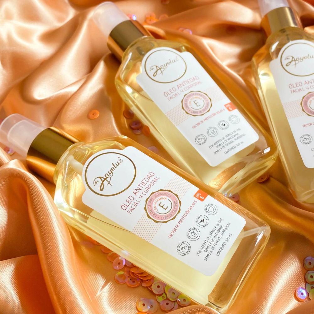 Anyeluz Anti-Aging Facial Body Oil and Anyeluz Facial Cleansing Jelly (Pack 2) 