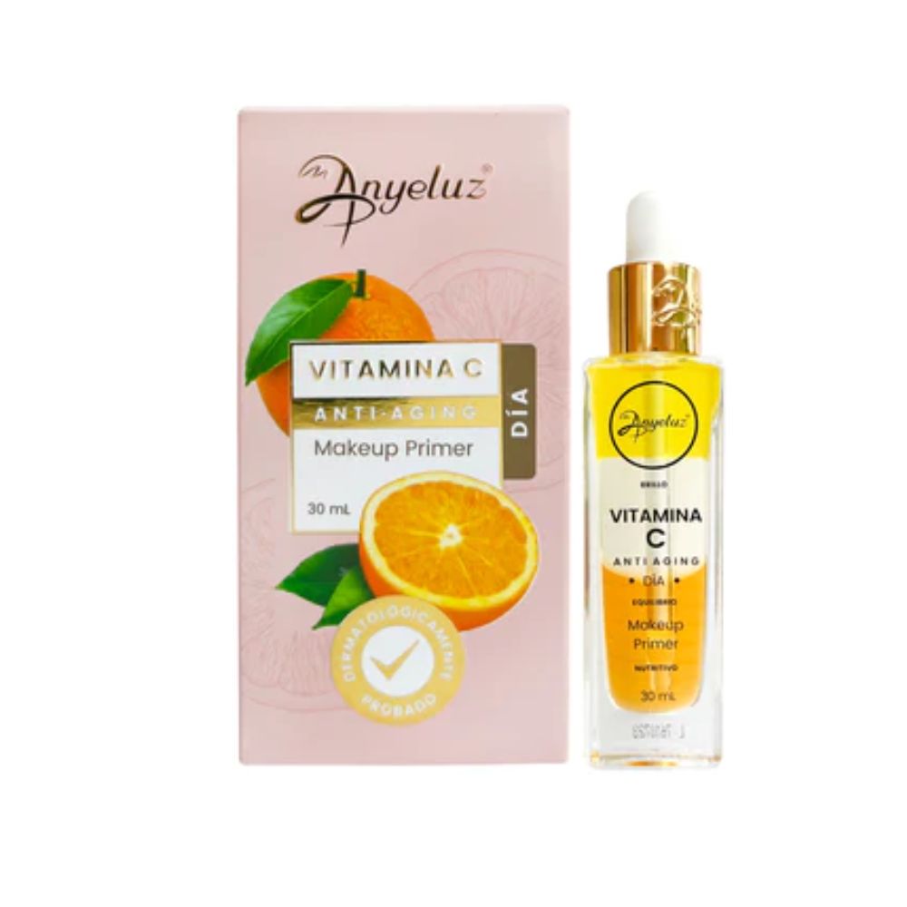 Anyeluz Vitamin C Day Anti Aging and Anyeluz Vitamin C Night improves collagen (2 pack) 