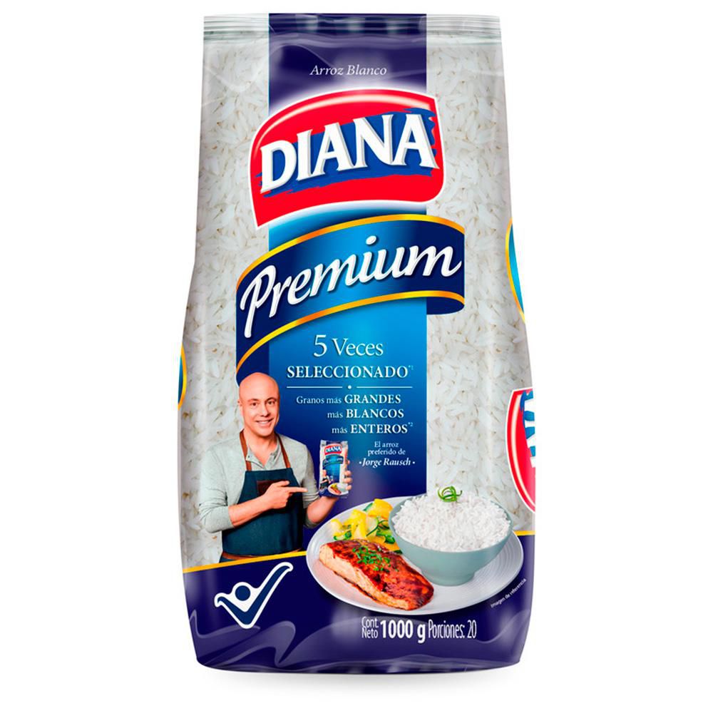 Diana premium white rice 1000 gr - food 