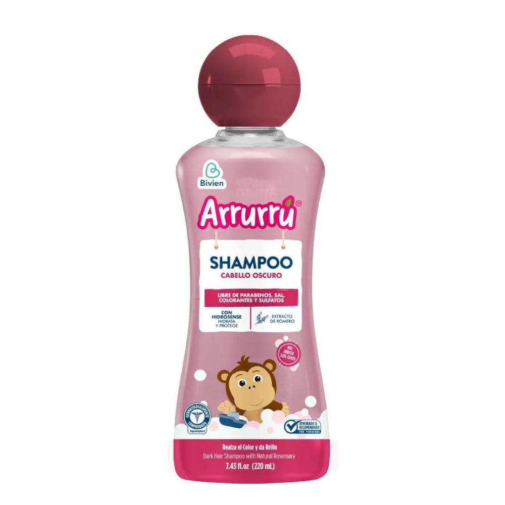 ARRURRU Shampoo Bebe CABELLO OSCURO 220ml