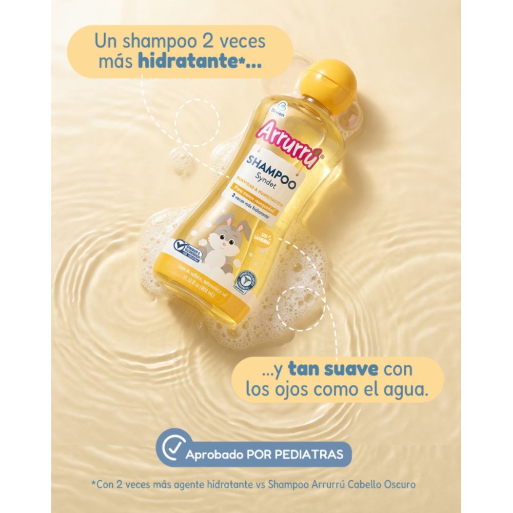 Arrurru Shampoo Suavidad Y Humectacion Syndet Frasco x 400ml