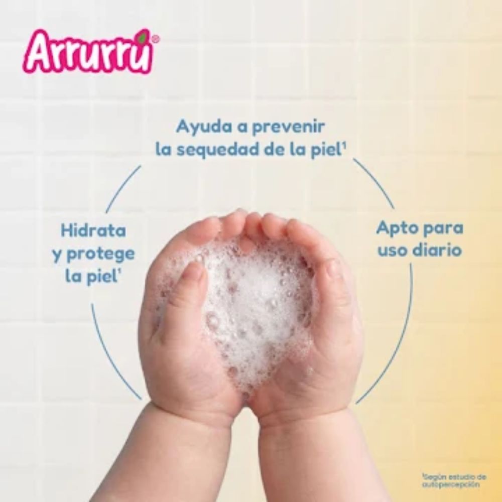 Arrurru Baño Liquido Suavidad Y Humectacion Syndet Frasco x 400ml
