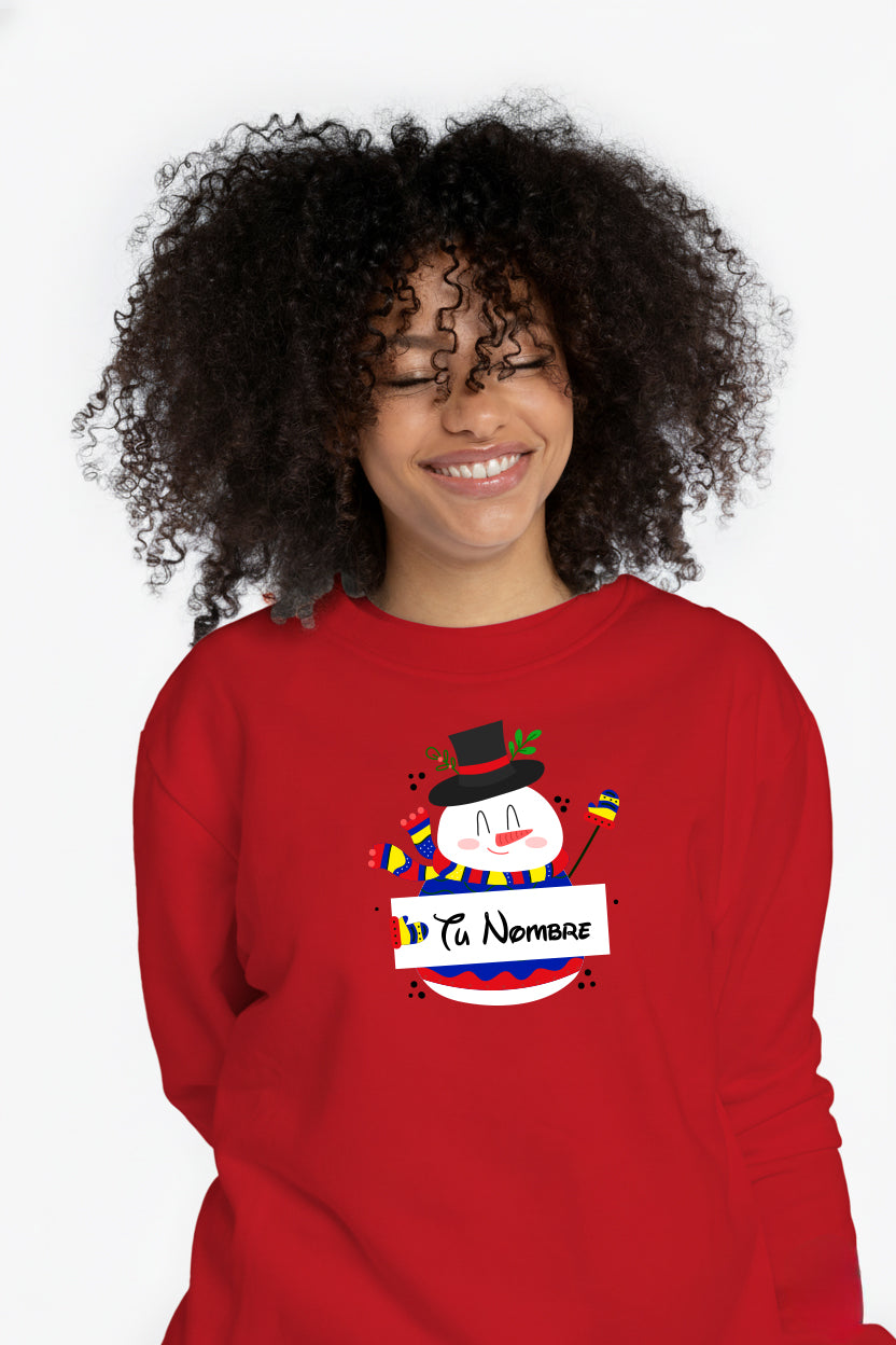 Hoodie “Muñeco de Nieve Personalizado”
