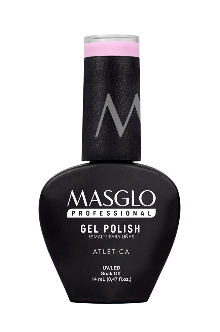 ATLeTICA - ESMALTE SEMIPERMANENTE MASGLO PROFESSIONAL GEL POLISH 14 ML CREMOSO - GAMA ROSADO