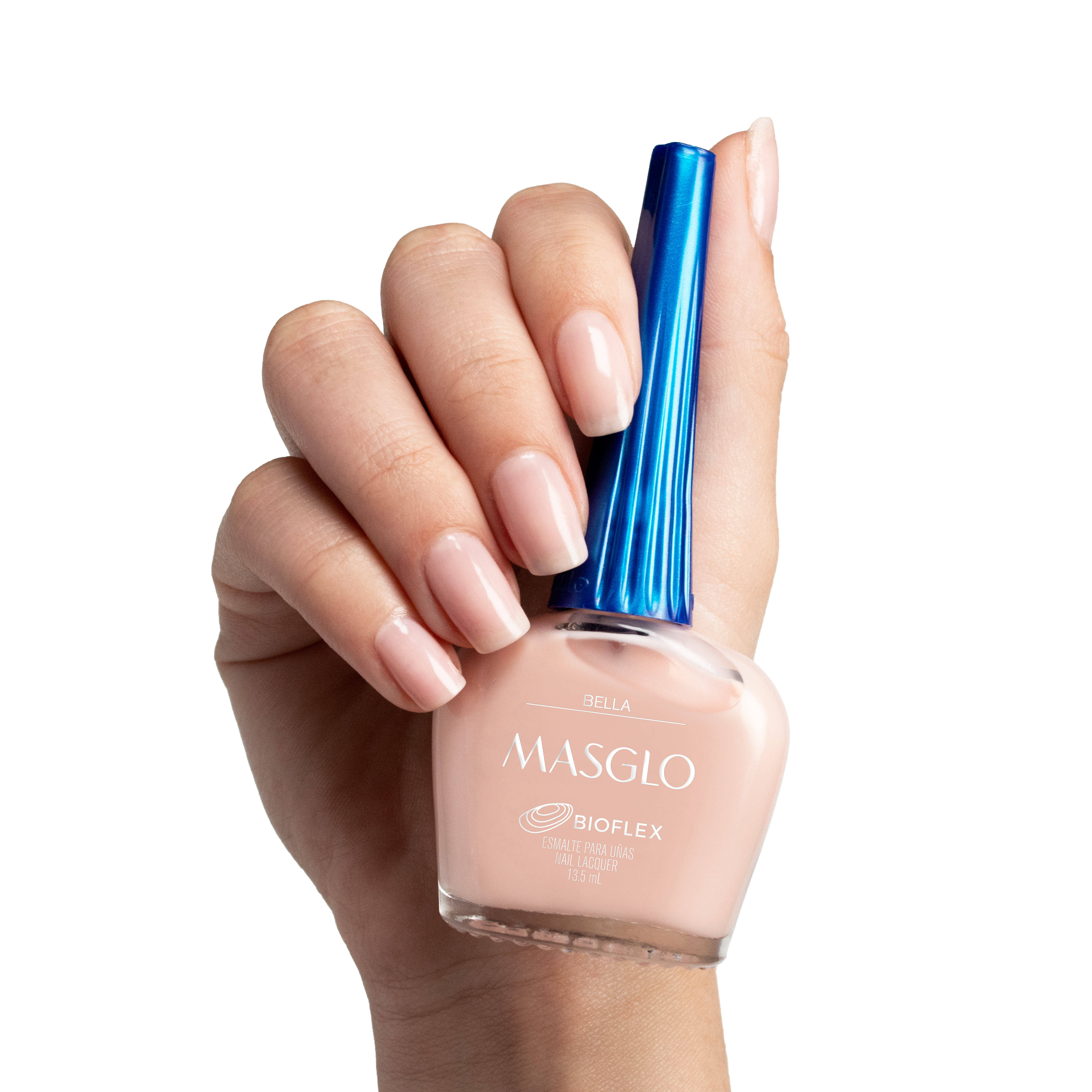 BELLA - ESMALTE TRADICIONAL TRASLUCIDO MASGLO 13,5 ML - GAMA ROSADO