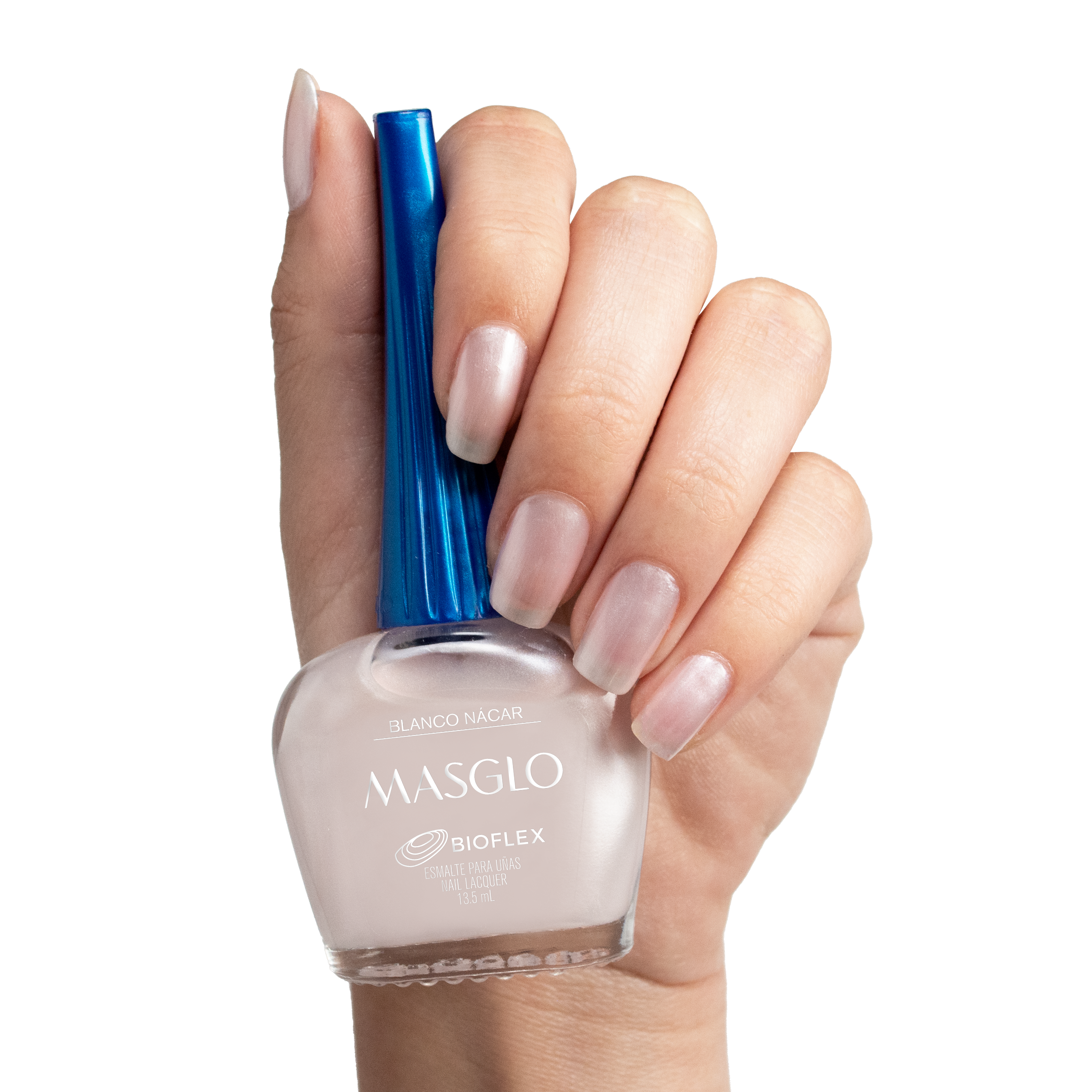 BLANCO NACAR - ESMALTE TRADICIONAL PERLADO MASGLO 13,5 ML - GAMA BLANCO