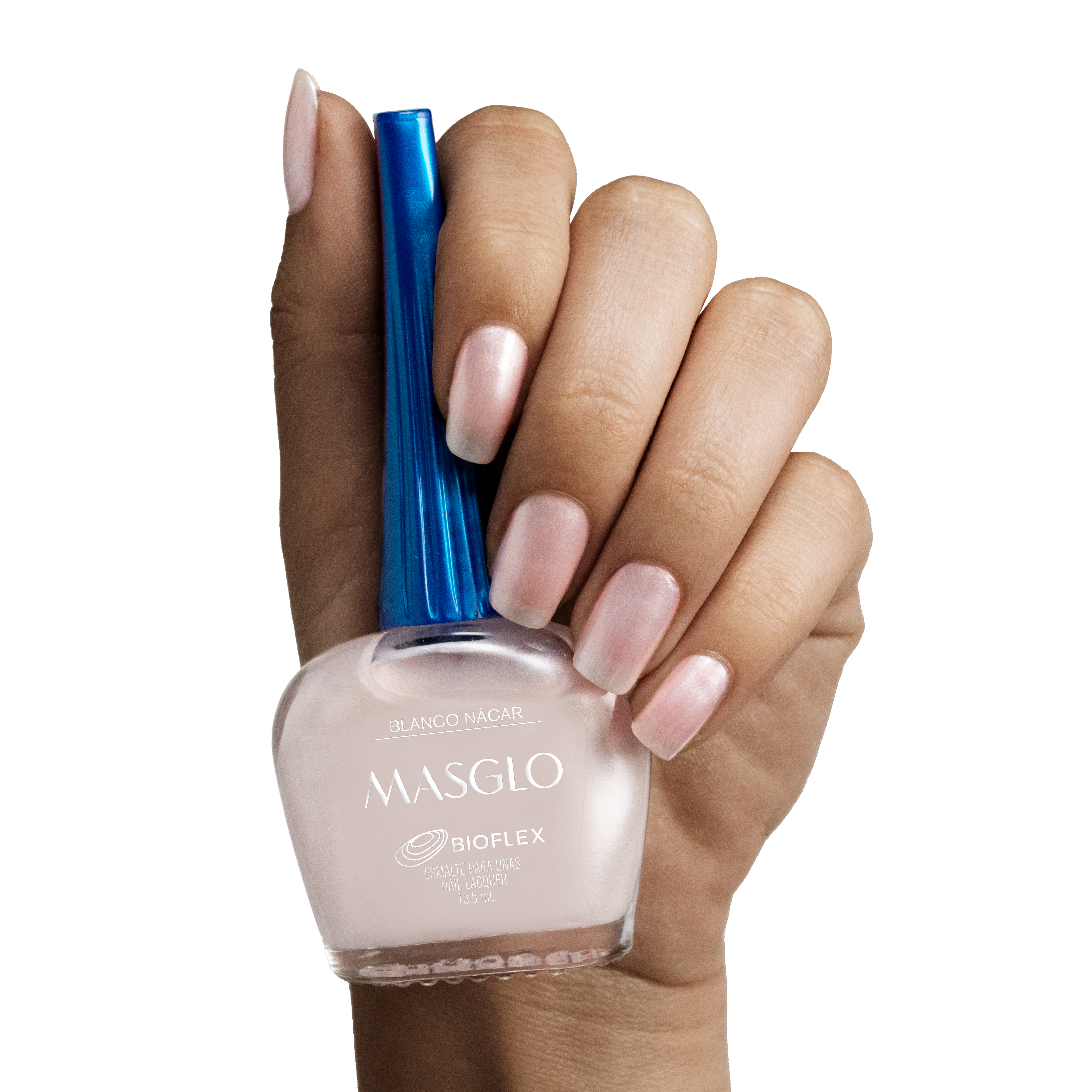 BLANCO NACAR - ESMALTE TRADICIONAL PERLADO MASGLO 13,5 ML - GAMA BLANCO