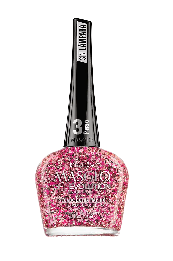 BRILLO ROSA GEL EVOLUTION MASGLO 13,5 ML