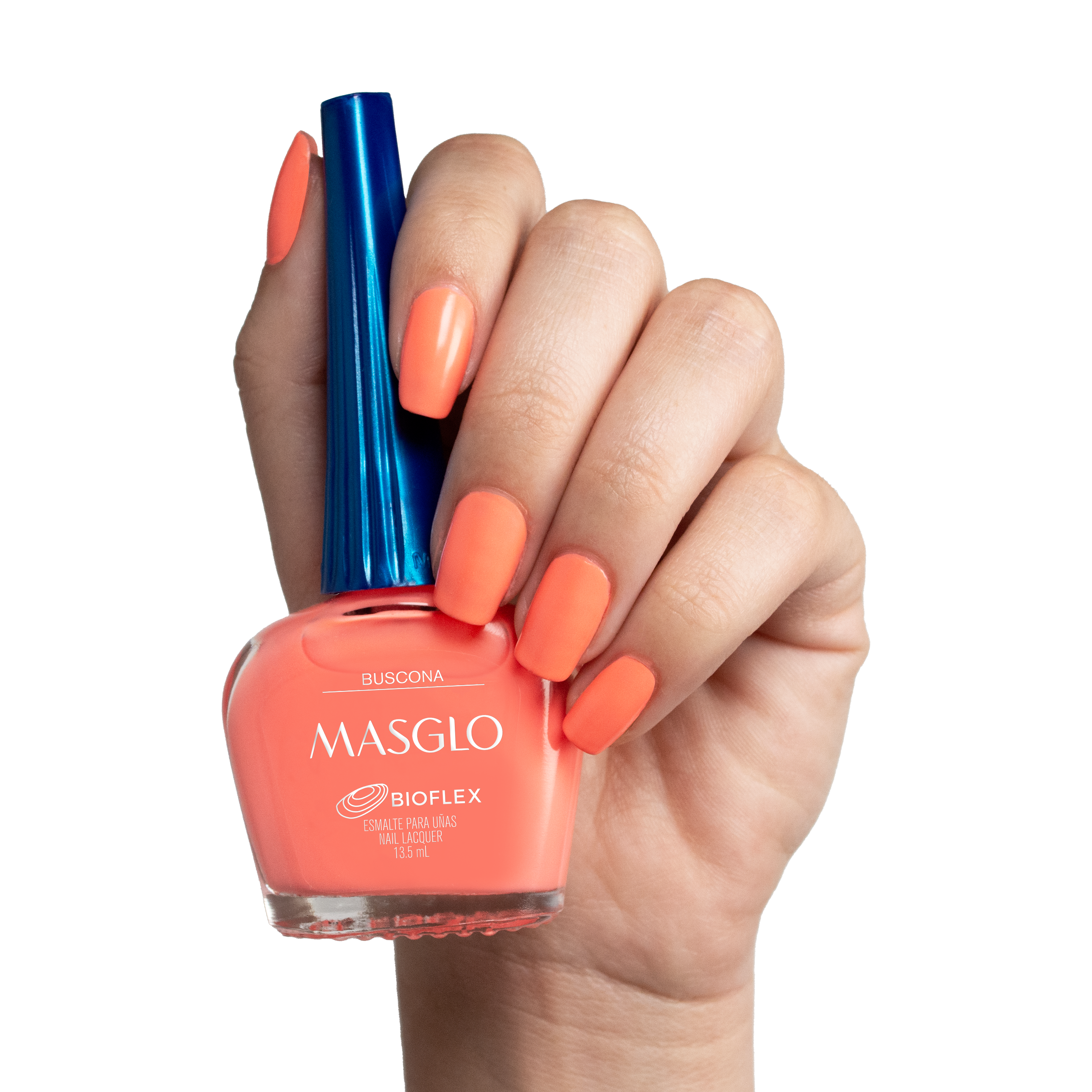 BUSCONA - ESMALTE TRADICIONAL CREMOSO MASGLO 13,5 ML - GAMA NARANJA