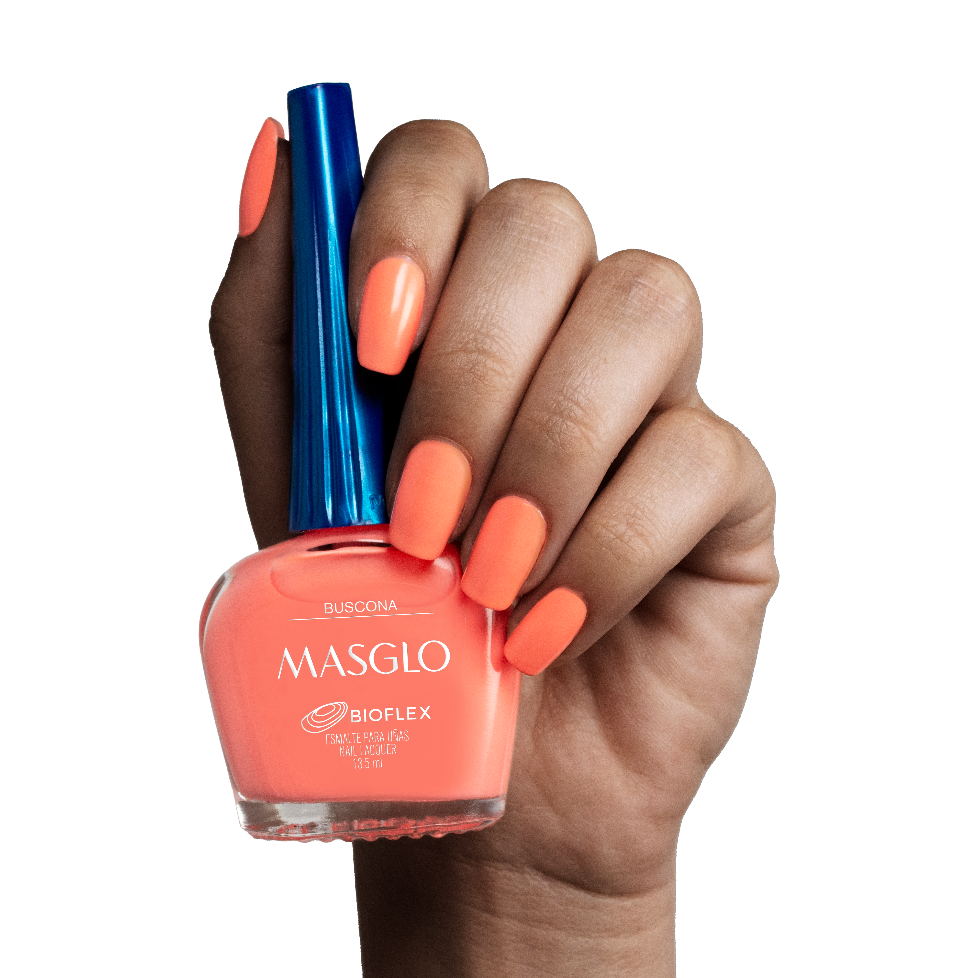 BUSCONA - ESMALTE TRADICIONAL CREMOSO MASGLO 13,5 ML - GAMA NARANJA