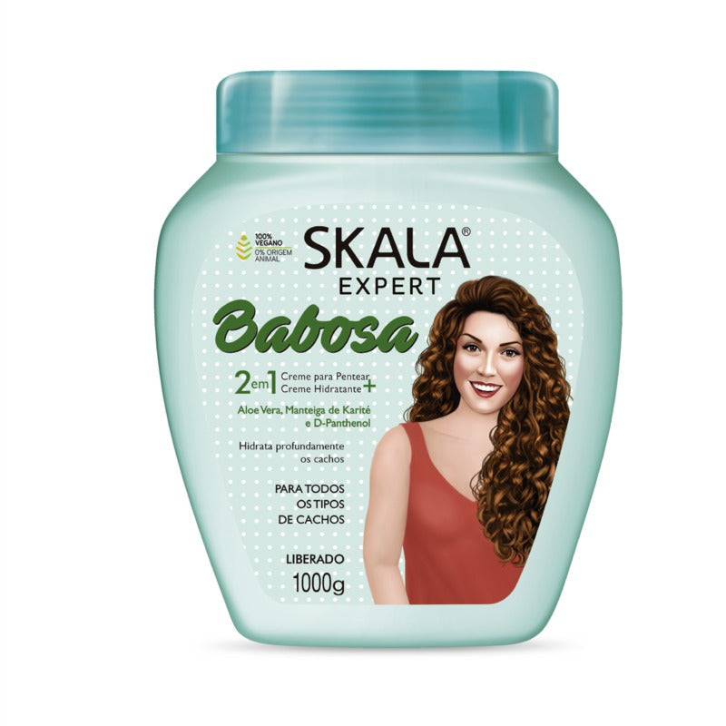 Skala Crema para Peinar con Crema Hidratante Babosa  2en1  1000gr