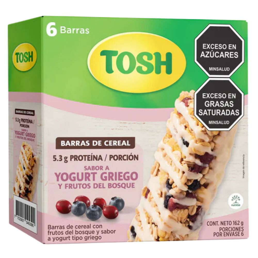 Barra Tosh 6U Yogurt Griego Nutresa