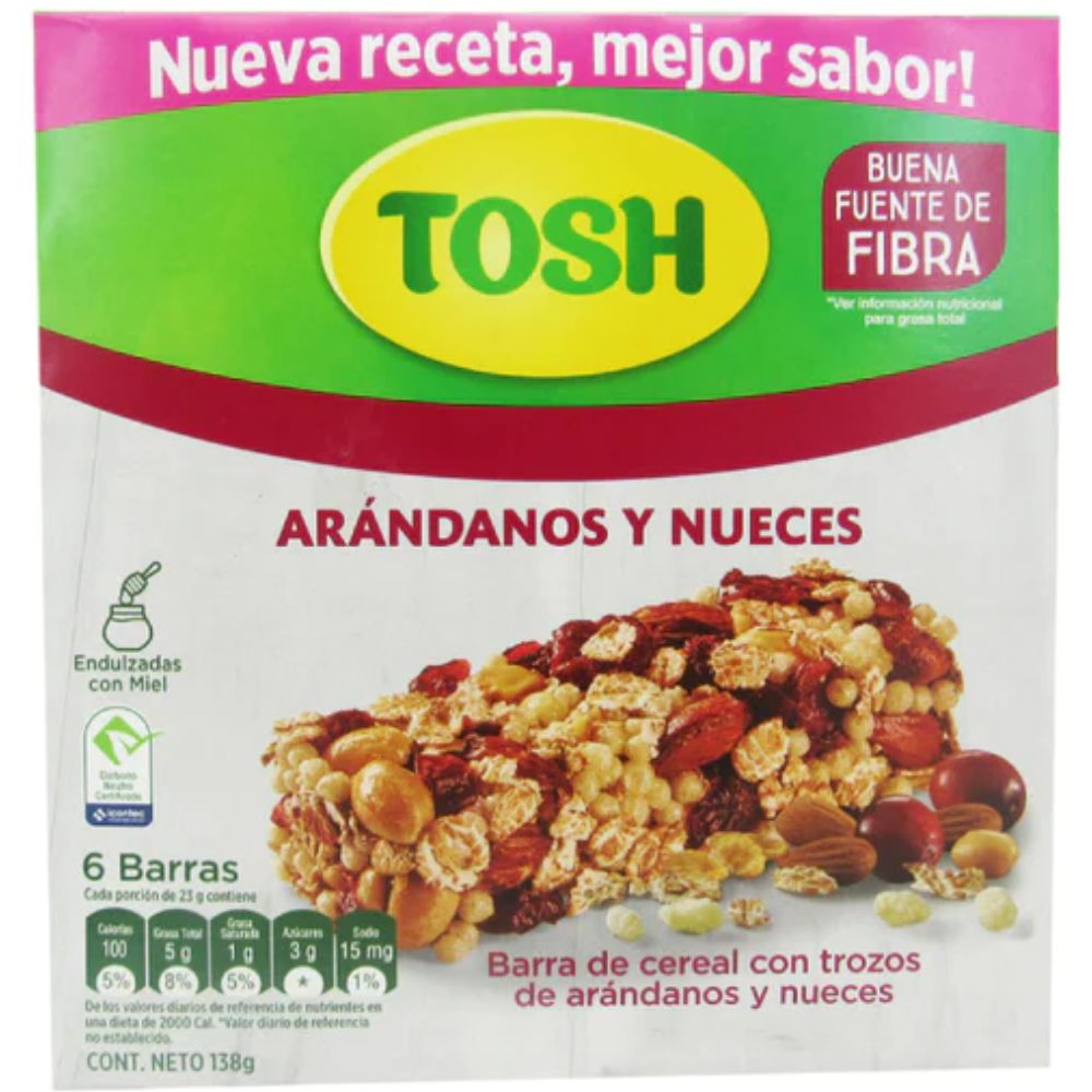 Barra Tosh De Arandano 6U Nutresa