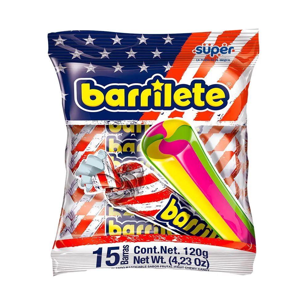 Barrilete Super 120gr x 15 UND Snack