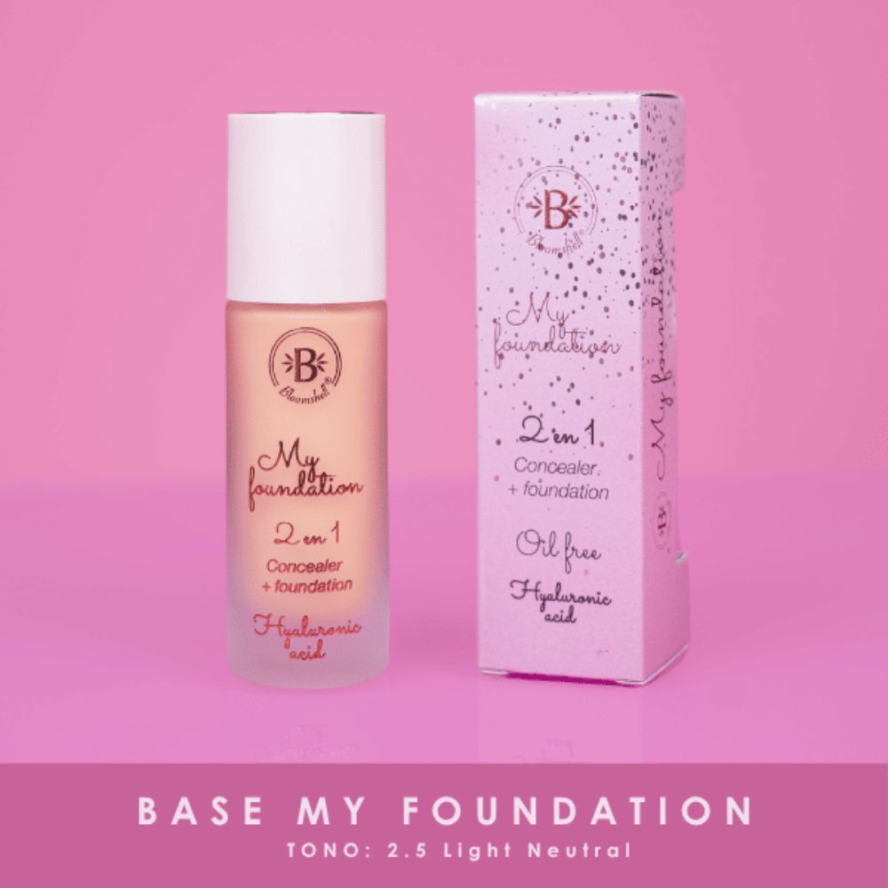 Bloomshell My foundation 2 en 1 (Base Liquida)
