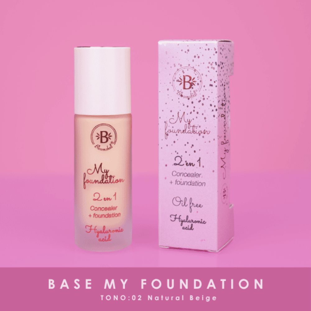 Bloomshell My foundation 2 en 1 (Base Liquida)