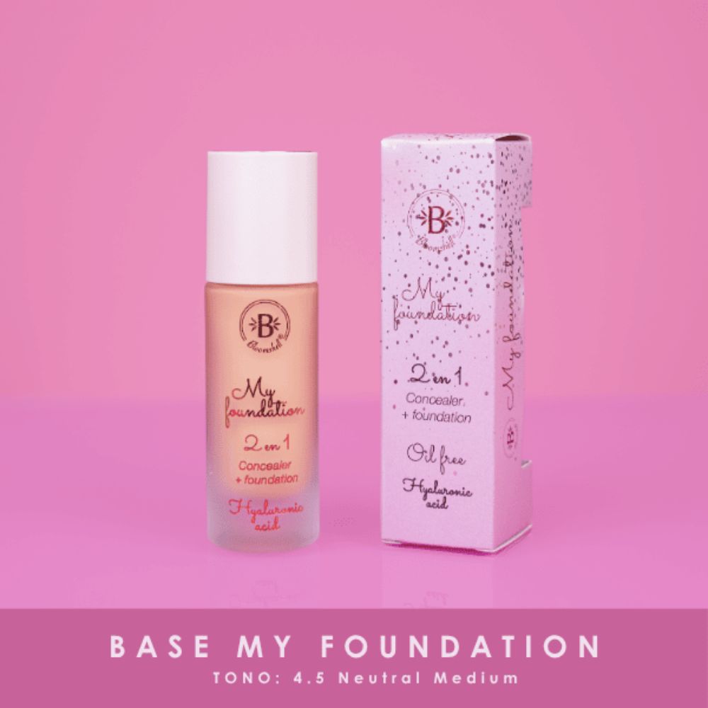 Bloomshell My foundation 2 en 1 (Base Liquida)
