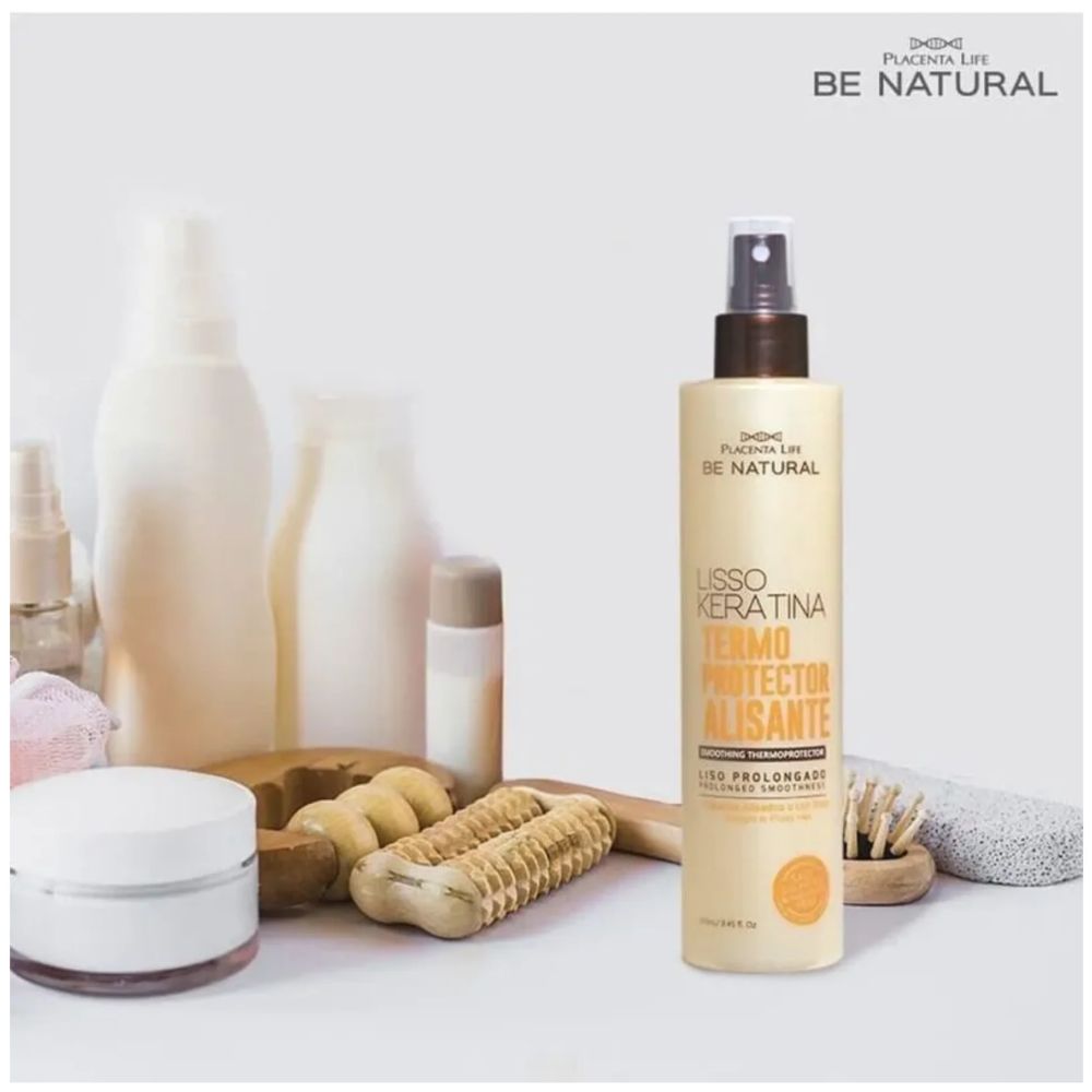 Be Natural Termoprotector Alisante Lisso Keratina x 250ml