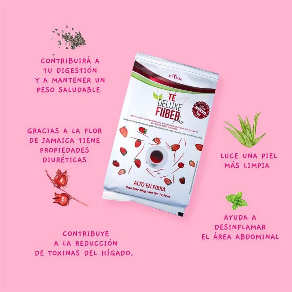 Te Deluxe Fitme Fiiber Plus 300gr - Food