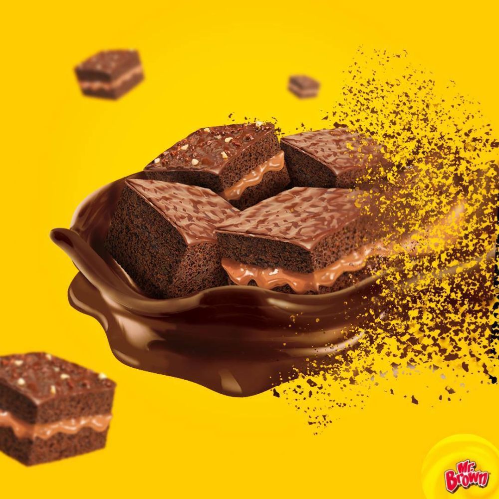 Bimbo Brownie Mini Mr.Brown Mix 10 Unidades 220gr  Snack