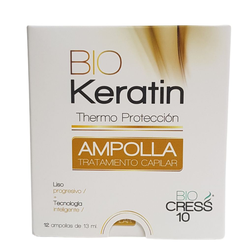 Biocress 10 Ampollas Biokeratin (12 Pack).