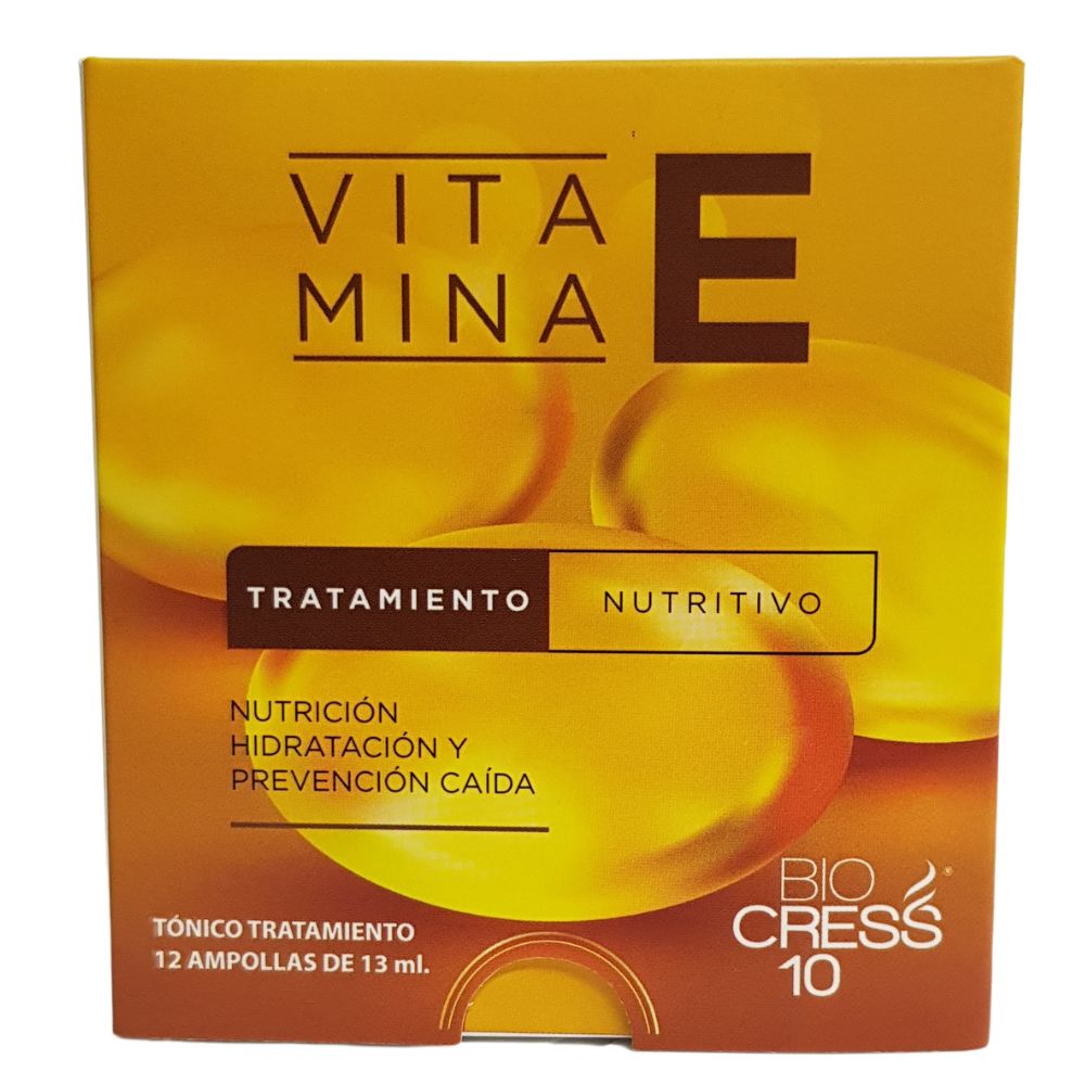Biocress 10 Ampollas de Vitamina E (12 Pack)