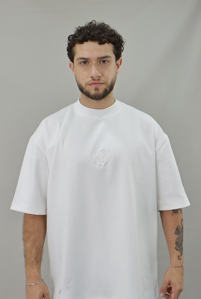 Joy Staz Camiseta Oversize Bordada - 375004