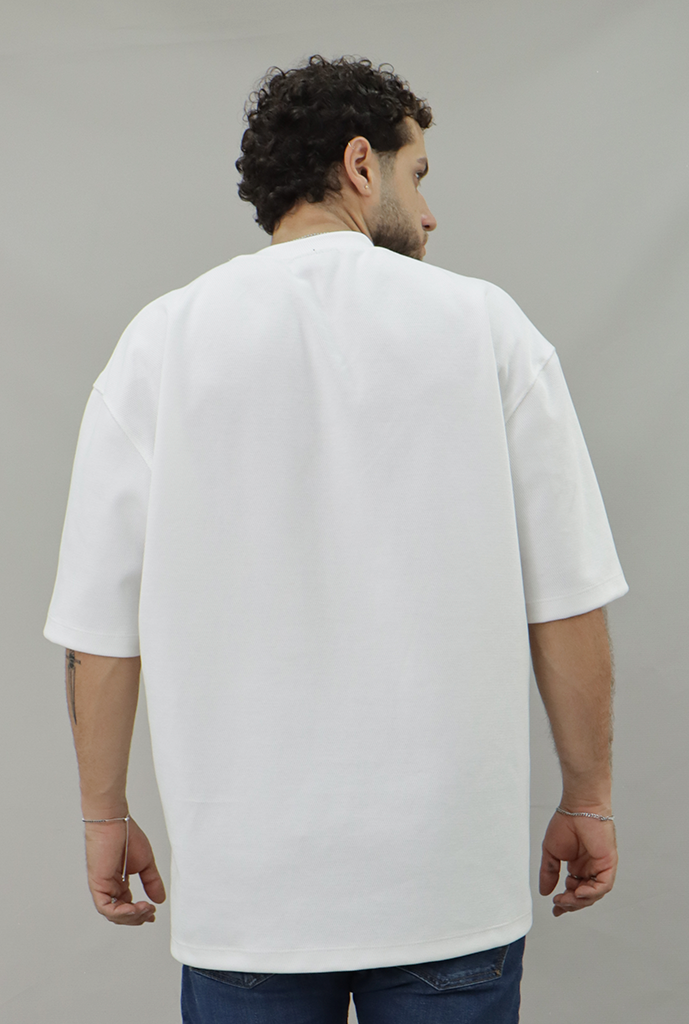 Joy Staz Camiseta Oversize Bordada - 375004