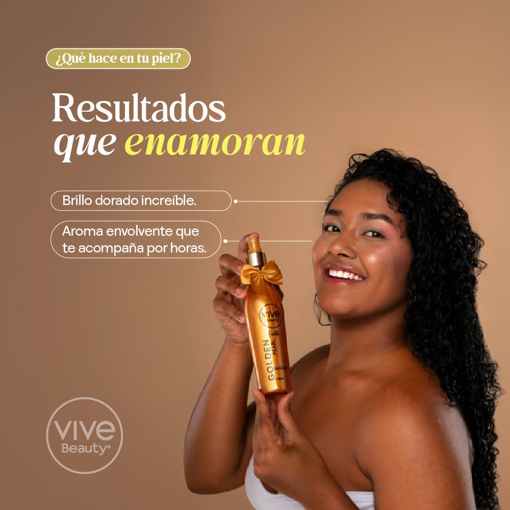 Vive Beauty Body Splash Golden Pearl Faith 250 ml