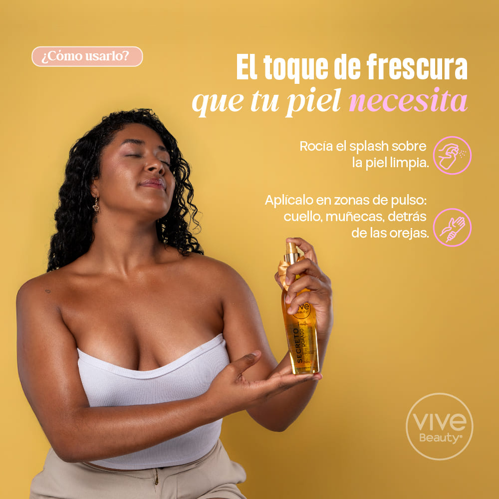 Vive Beauty Body Splash Secreto Dorado Faith 250 ml