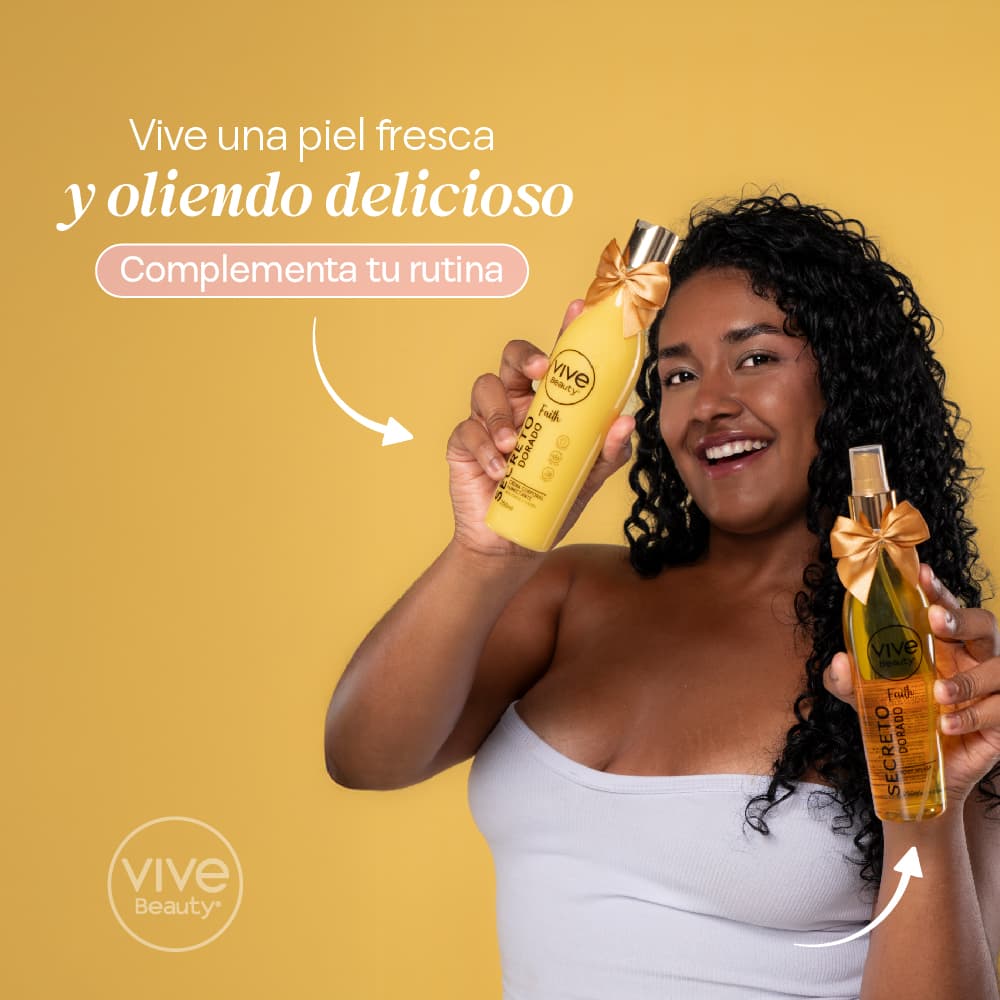 Vive Beauty Body Splash Secreto Dorado Faith 250 ml