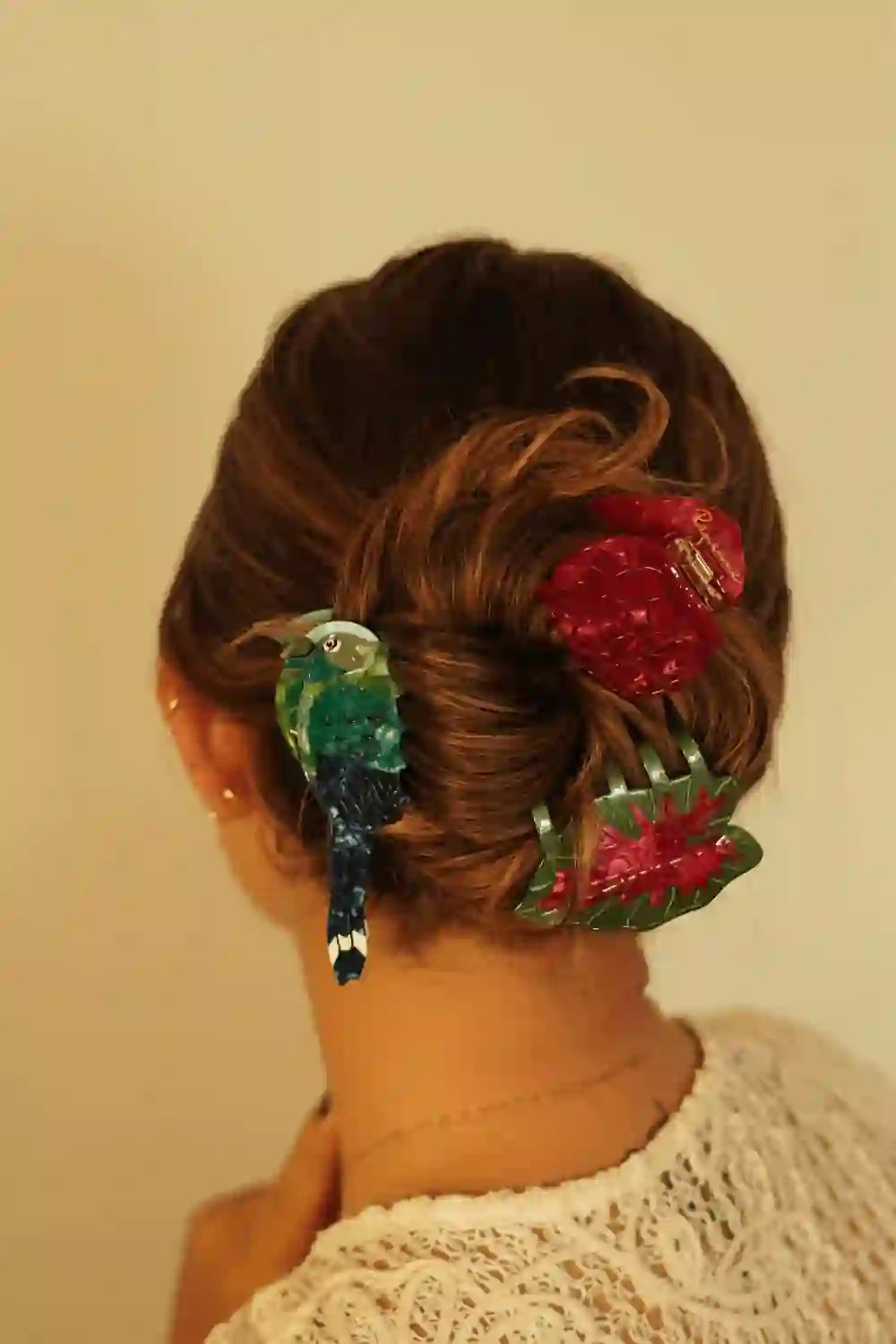 Renesme Hair Clips Creer (Hoja Corazon de Jesus)