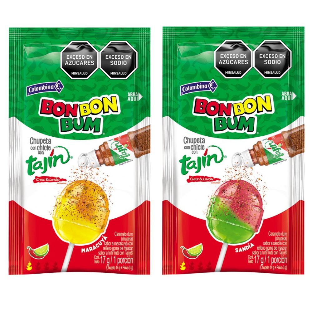BON BON BUM Chupeta con TAJIN (17g c/u)