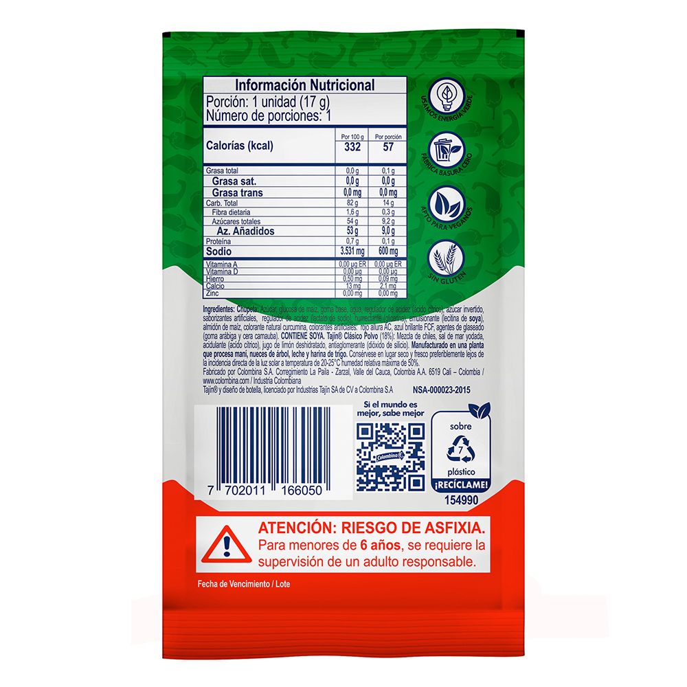 BON BON BUM Chupeta con TAJIN (17g c/u)