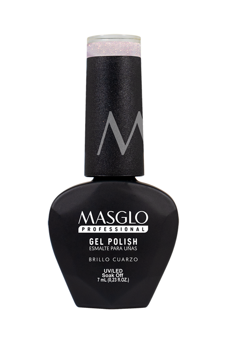 MASGLO PROFESSIONAL SEMI-PERMANENT QUARTZ GEL POLISH 7 ML TRANSLUCENT PEARL - PINK RANGE