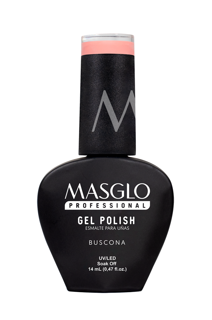 BUSCONA - ESMALTE SEMIPERMANENTE MASGLO PROFESSIONAL GEL POLISH 14 ML CREMOSO - GAMA ROSADO