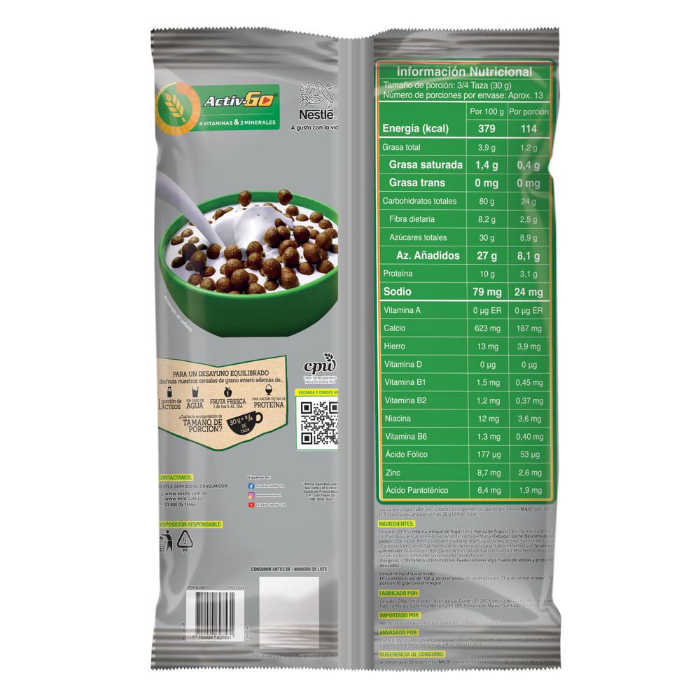 Milo Cereal econopack x380g