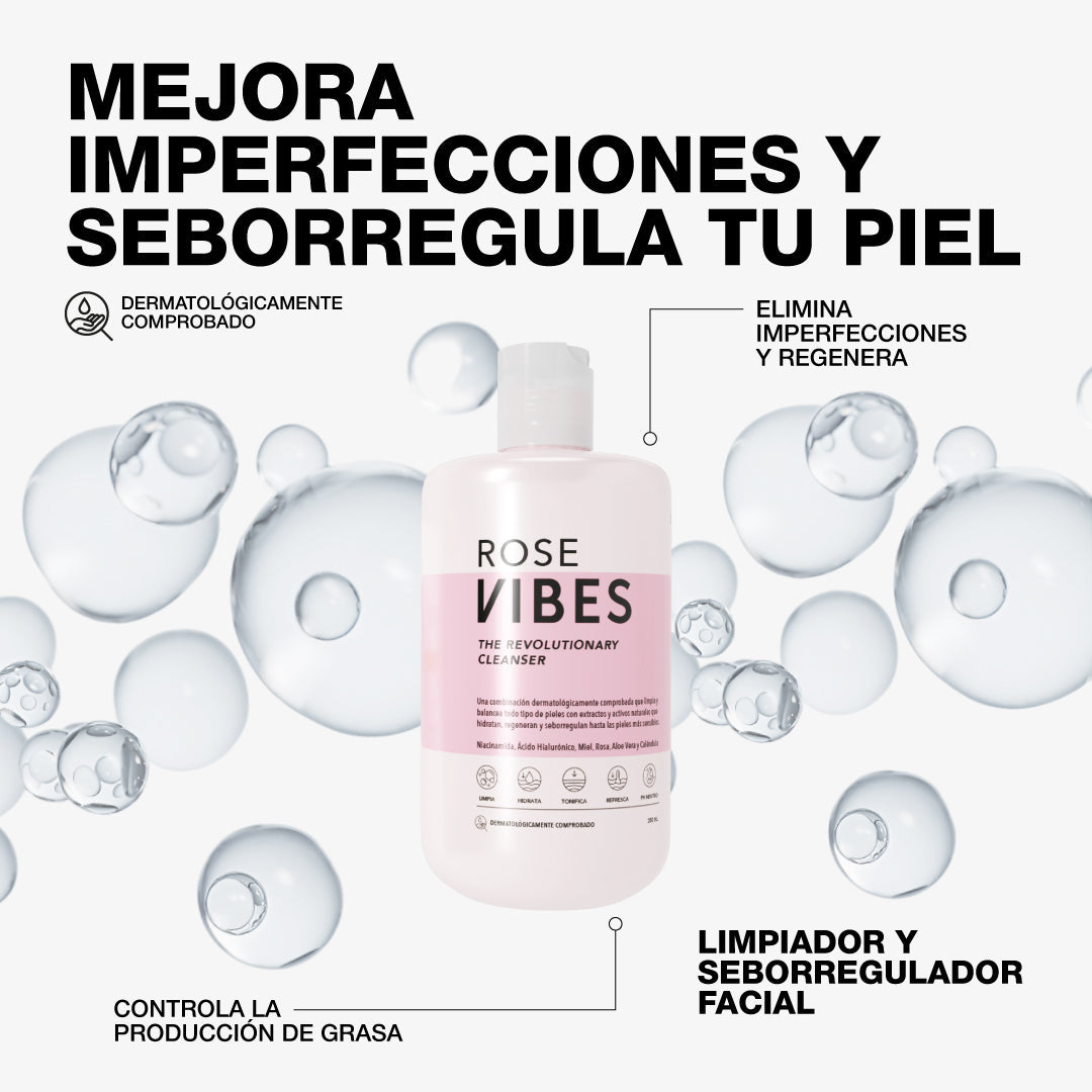 VIBES LIMPIADOR FACIAL CON ACIDO HIALURONICO DE 160ML