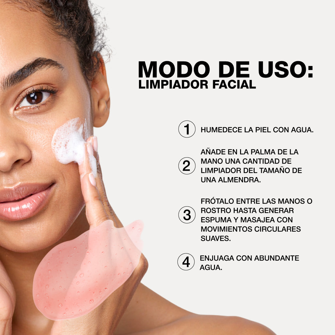 VIBES LIMPIADOR FACIAL CON ACIDO HIALURONICO 280 ML