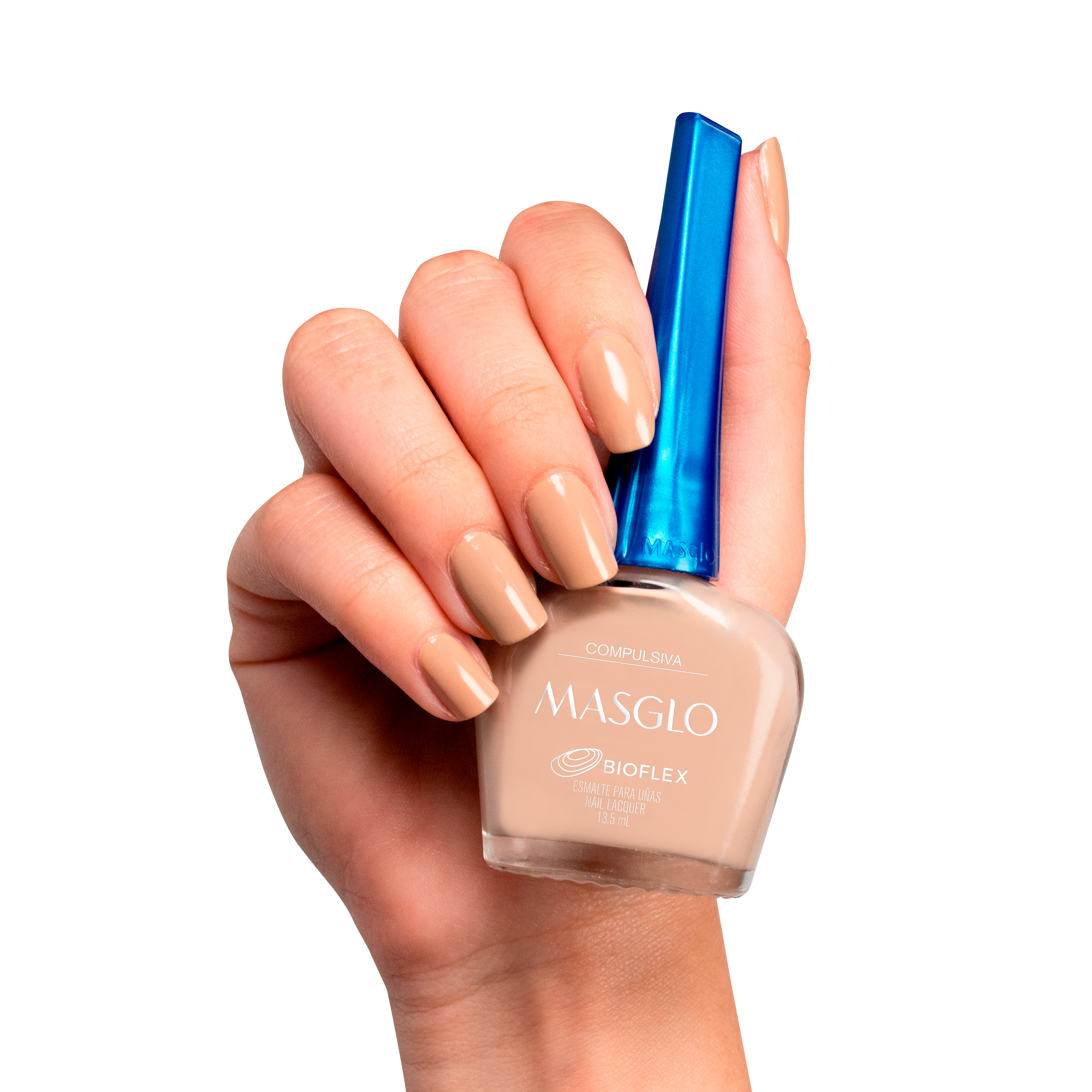 COMPULSIVA - ESMALTE TRADICIONAL CREMOSO MASGLO 13,5 ML - GAMA MARRON