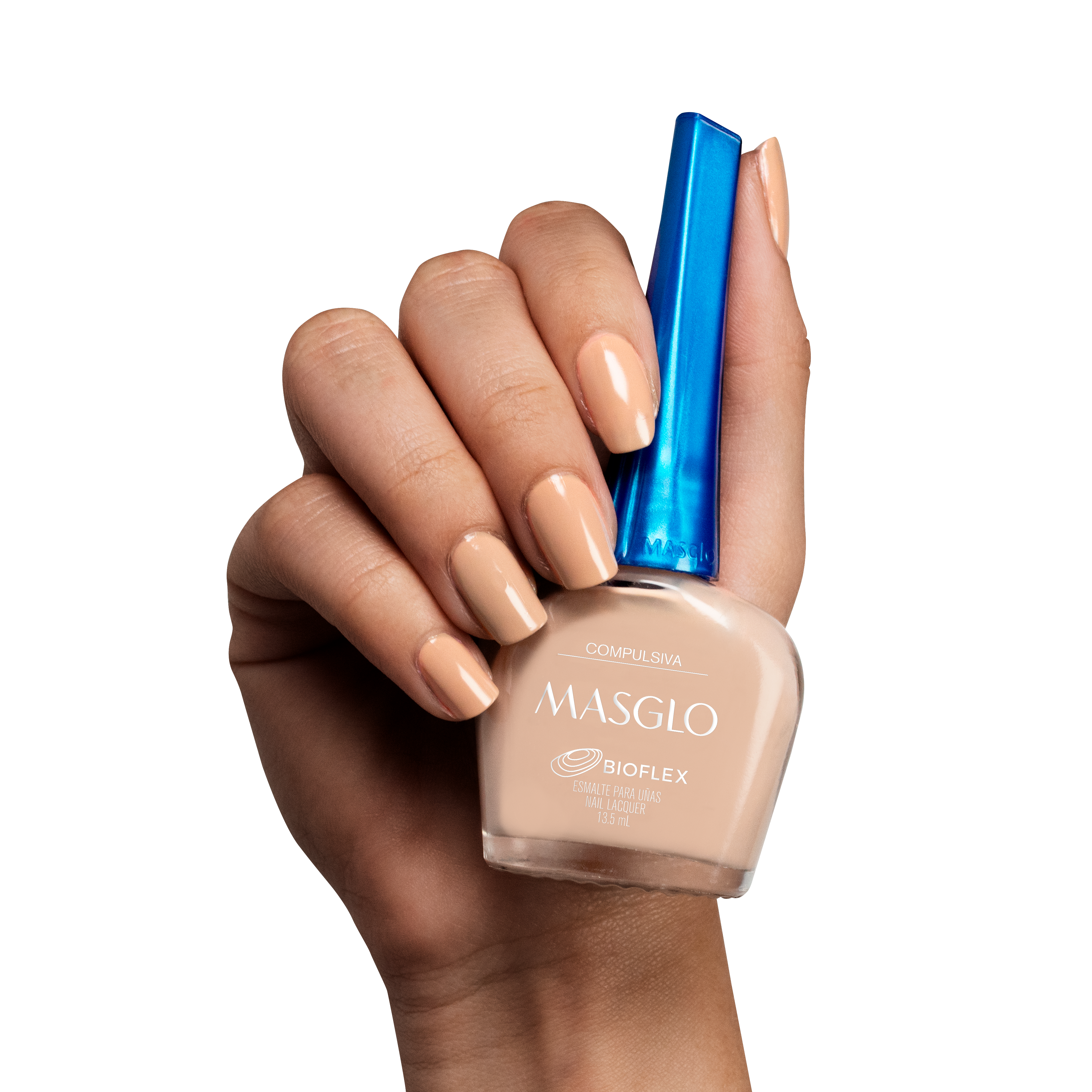 COMPULSIVA - ESMALTE TRADICIONAL CREMOSO MASGLO 13,5 ML - GAMA MARRON