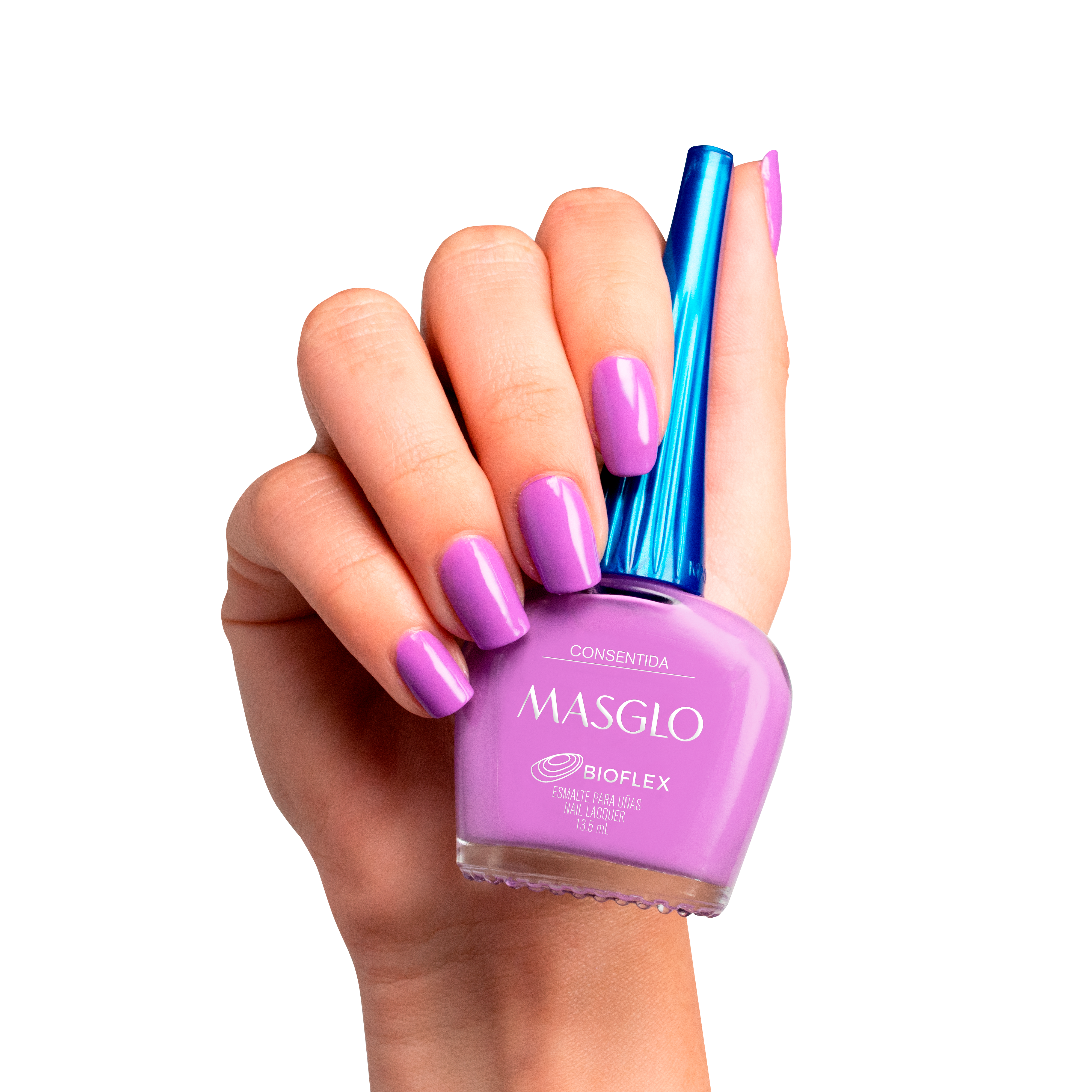 CONSENTIDA - MASGLO TRADITIONAL CREAMY NAIL POLISH 13.5 ML - PURPLE RANGE